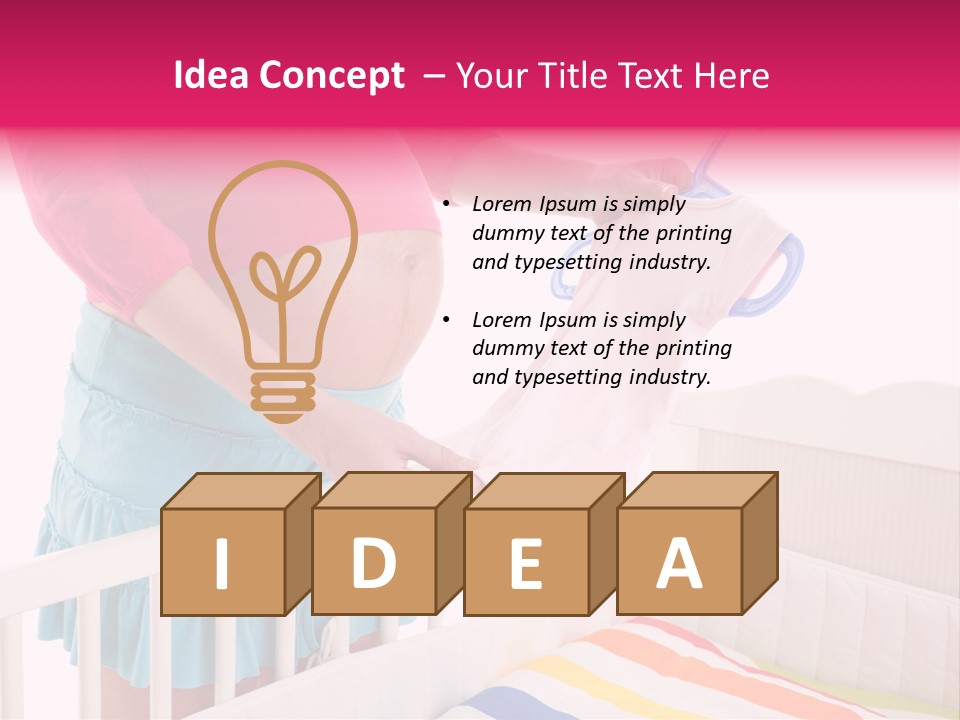 Celebration Parenthood Body PowerPoint Template