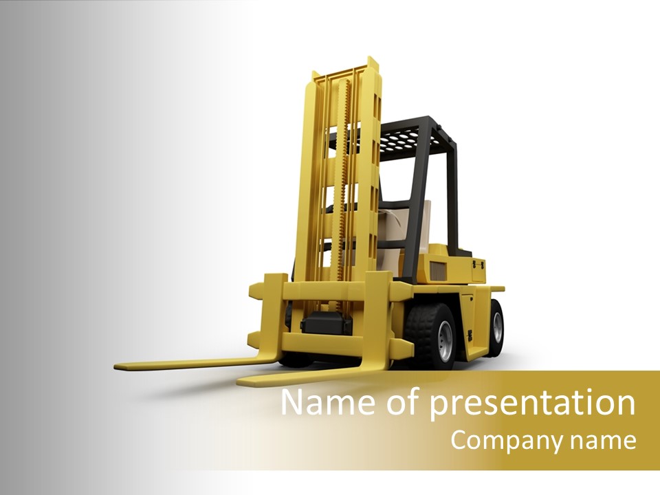 Work Building Delivery PowerPoint Template