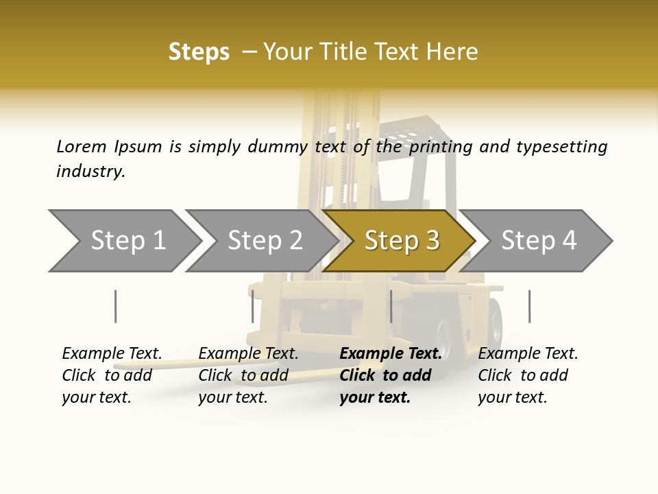 Work Building Delivery PowerPoint Template