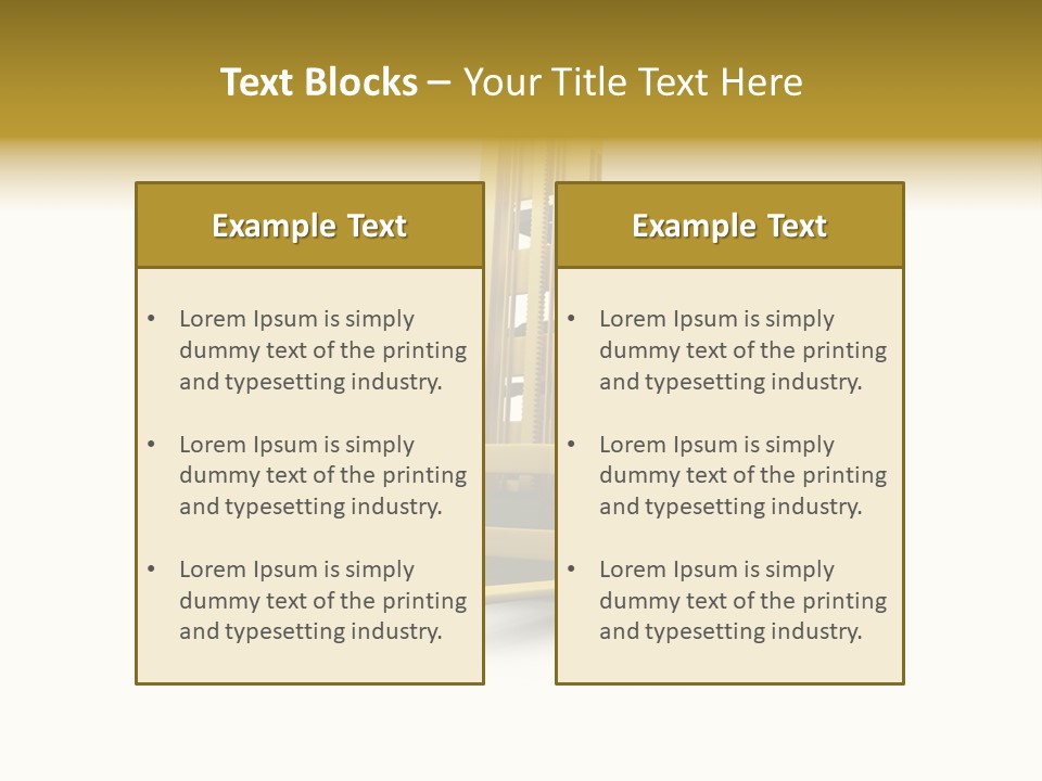 Work Building Delivery PowerPoint Template