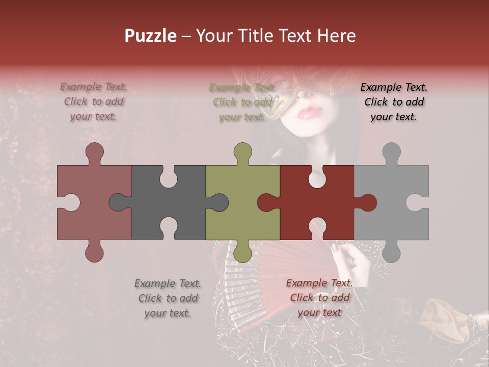 Love Cosplay Young PowerPoint Template