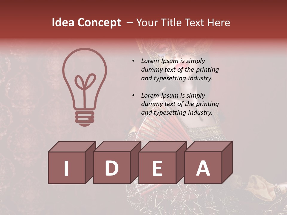 Love Cosplay Young PowerPoint Template