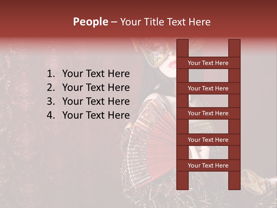 Love Cosplay Young PowerPoint Template