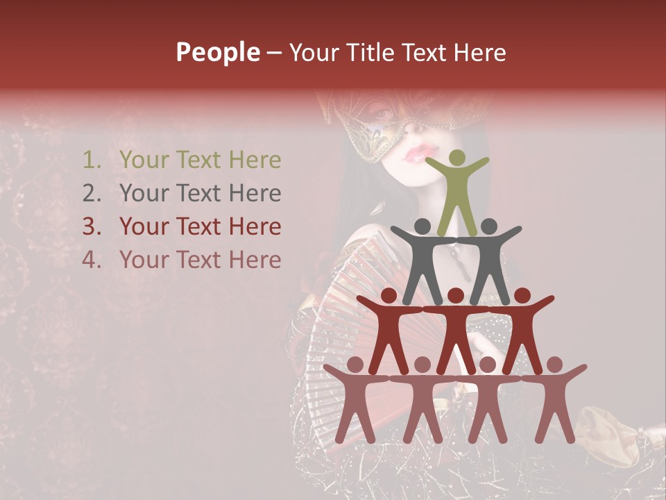 Love Cosplay Young PowerPoint Template