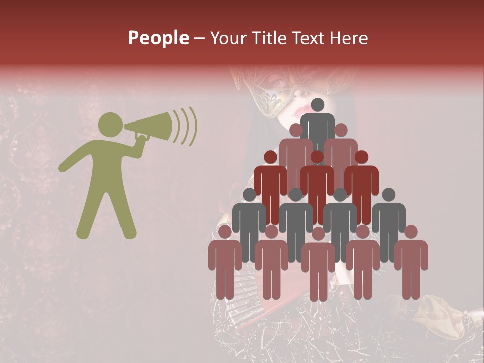 Love Cosplay Young PowerPoint Template