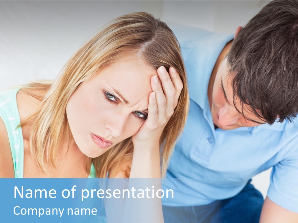 Affliction Regret Apology PowerPoint Template