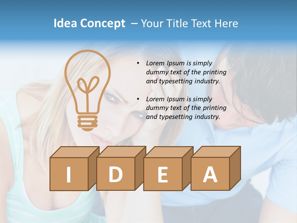 Affliction Regret Apology PowerPoint Template