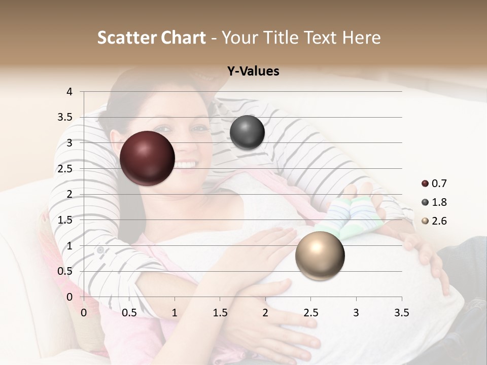 Sofa Pregnant Natural PowerPoint Template