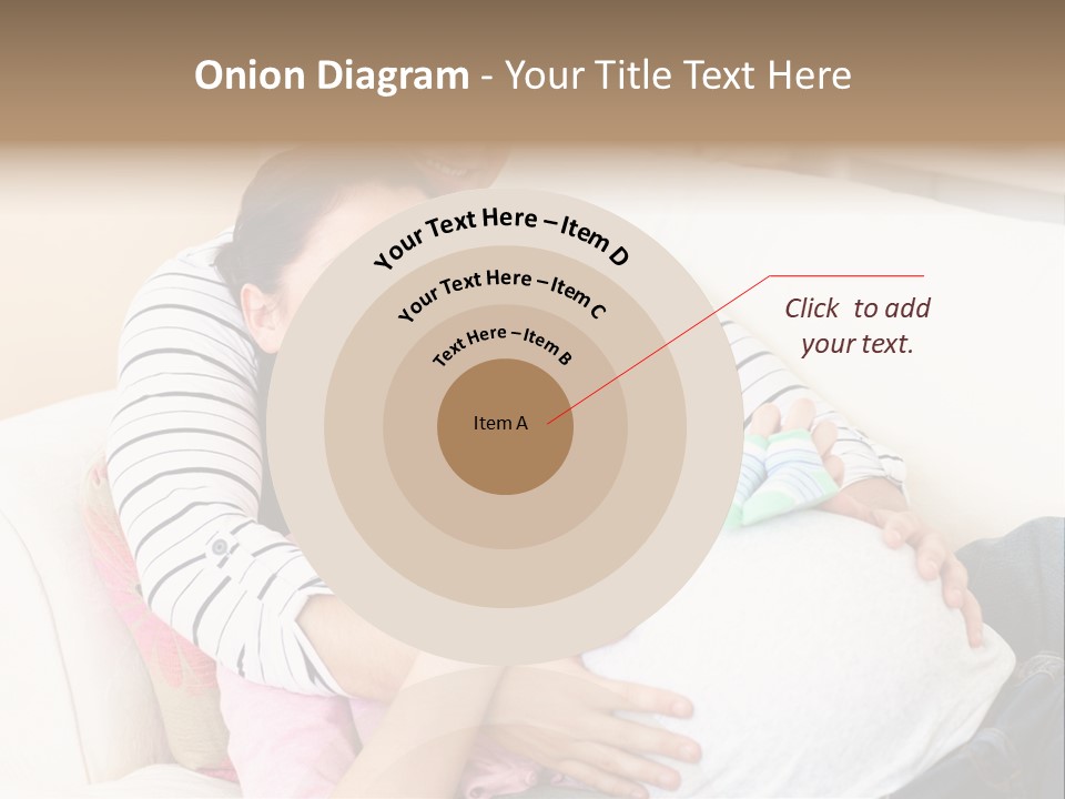 Sofa Pregnant Natural PowerPoint Template