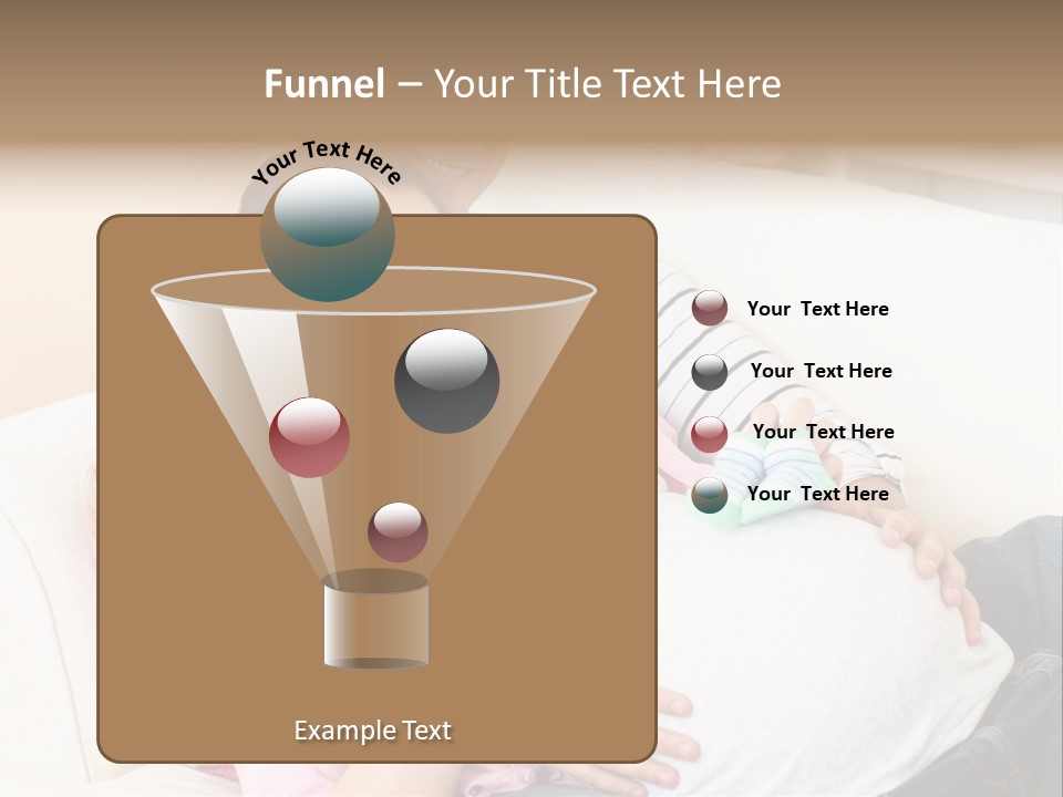 Sofa Pregnant Natural PowerPoint Template