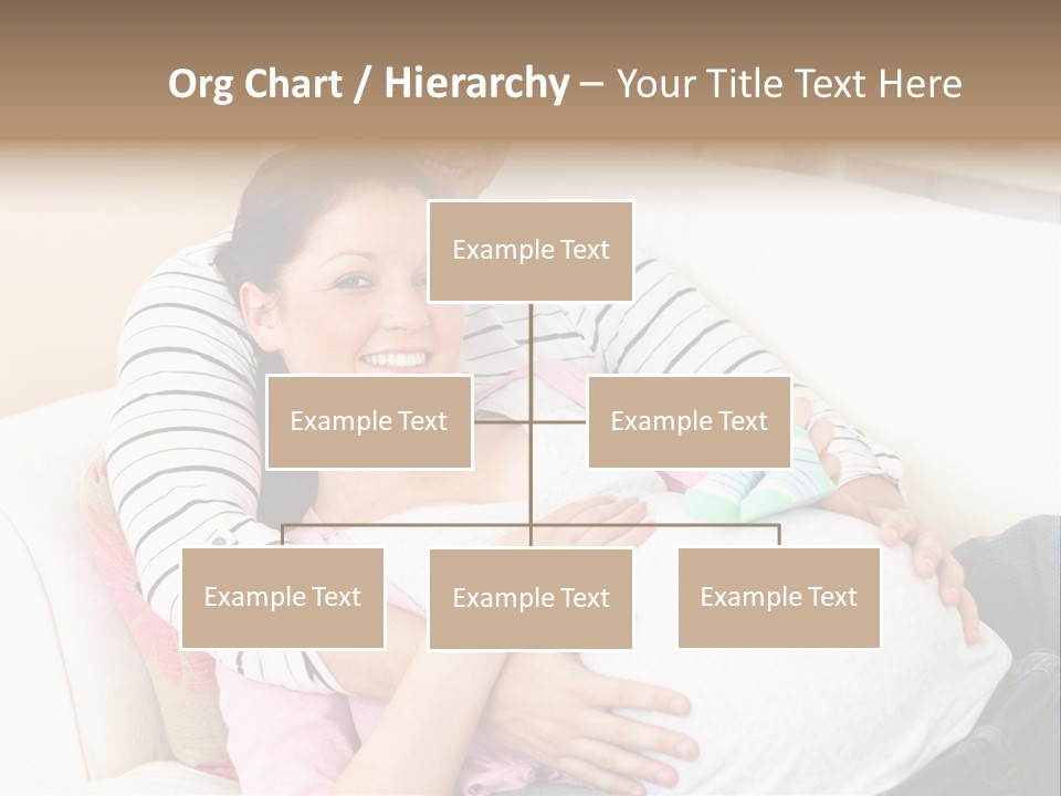 Sofa Pregnant Natural PowerPoint Template