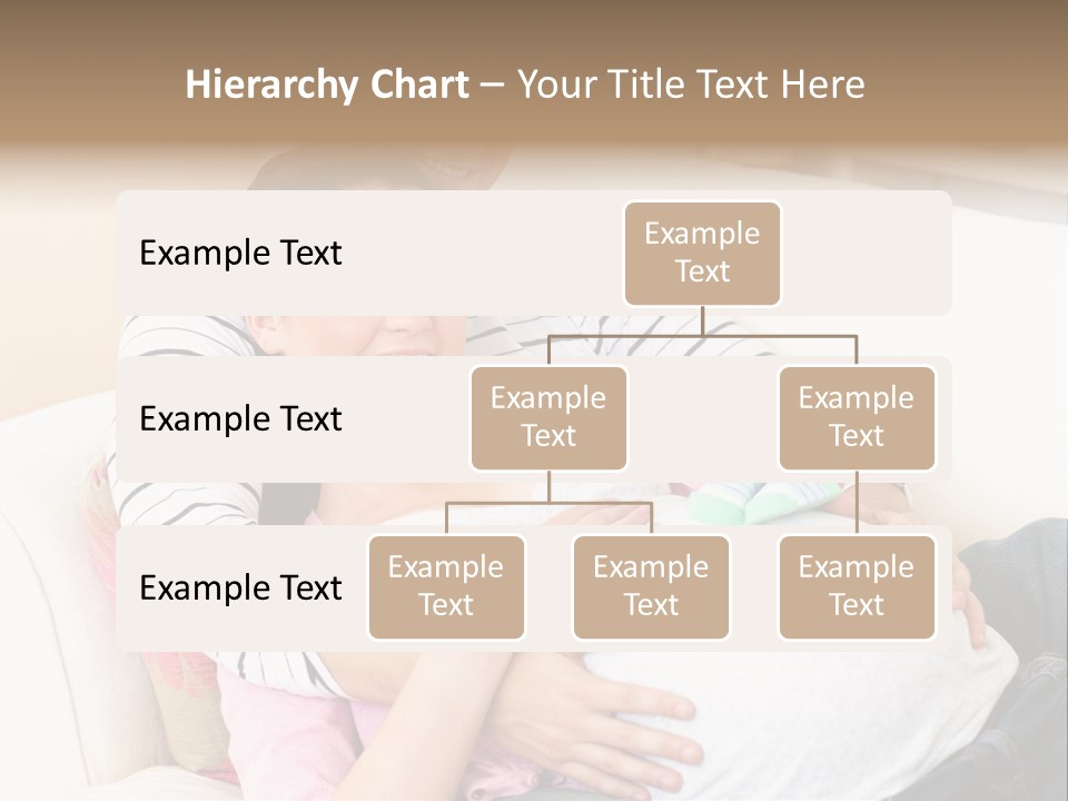 Sofa Pregnant Natural PowerPoint Template