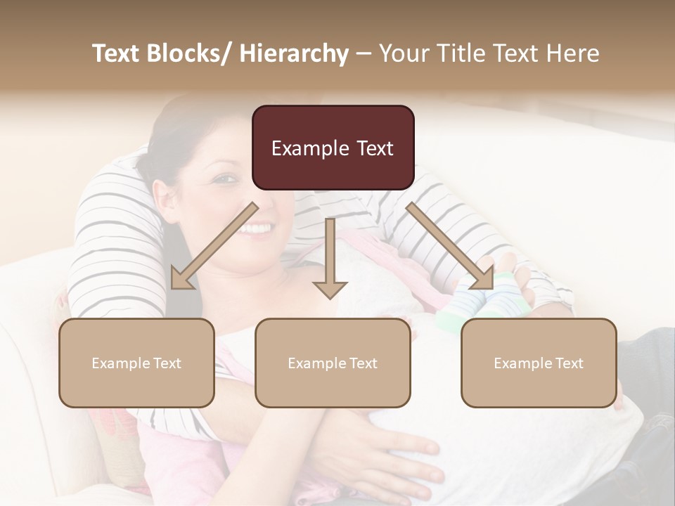 Sofa Pregnant Natural PowerPoint Template