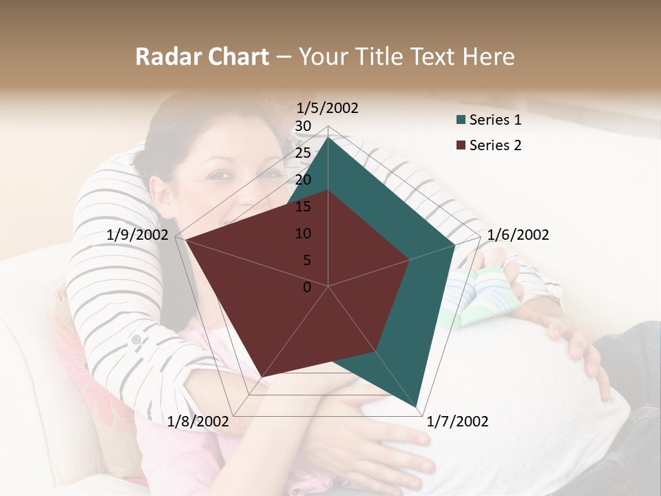 Sofa Pregnant Natural PowerPoint Template