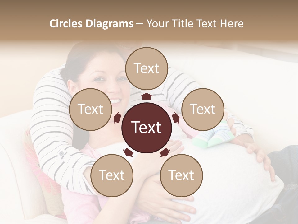 Sofa Pregnant Natural PowerPoint Template