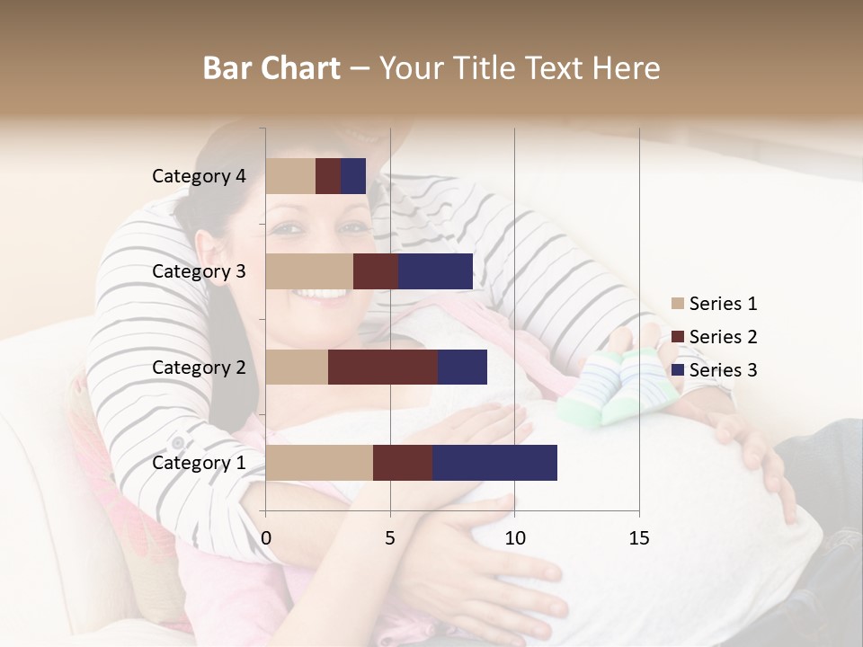 Sofa Pregnant Natural PowerPoint Template