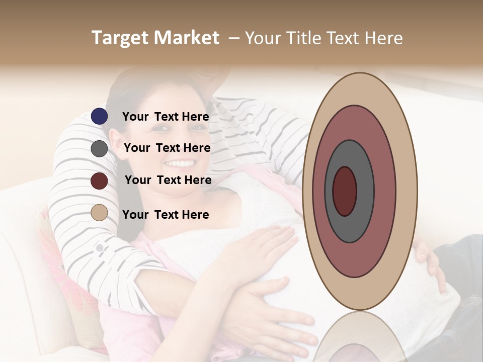 Sofa Pregnant Natural PowerPoint Template