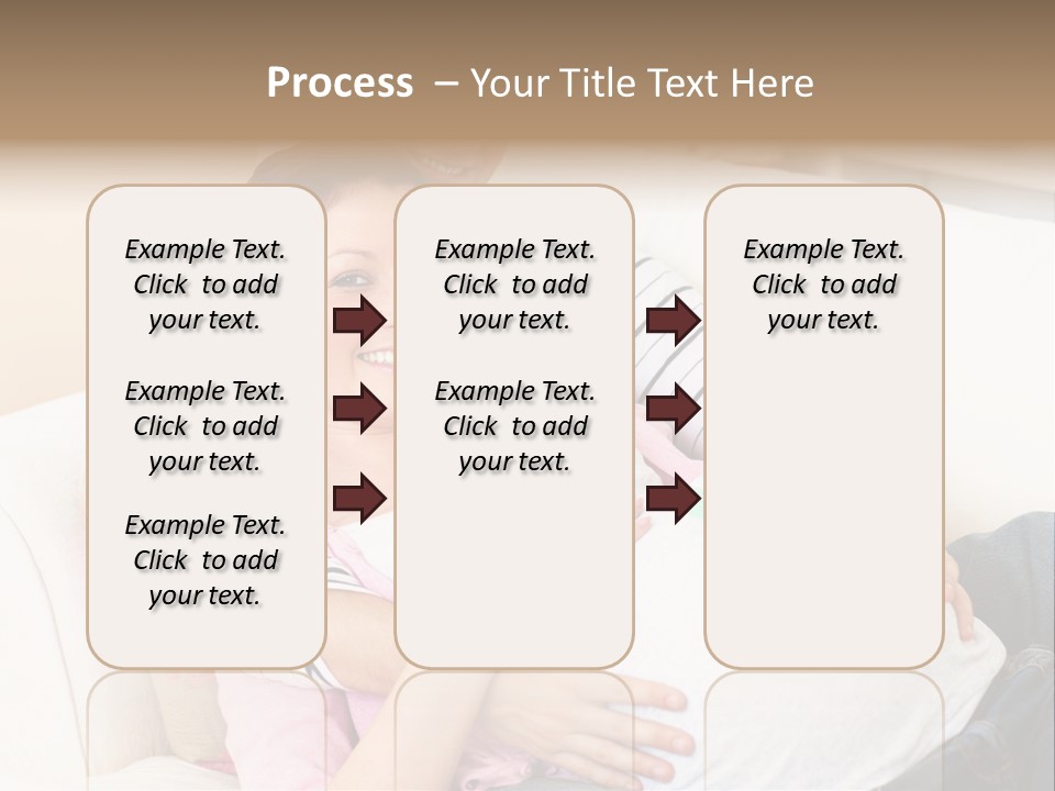 Sofa Pregnant Natural PowerPoint Template