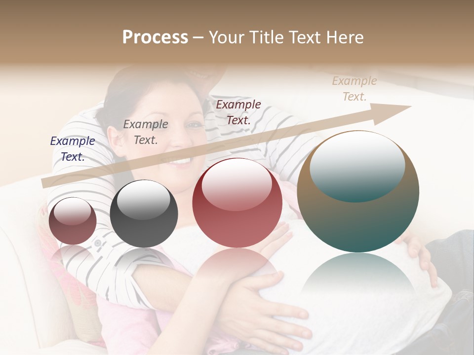 Sofa Pregnant Natural PowerPoint Template