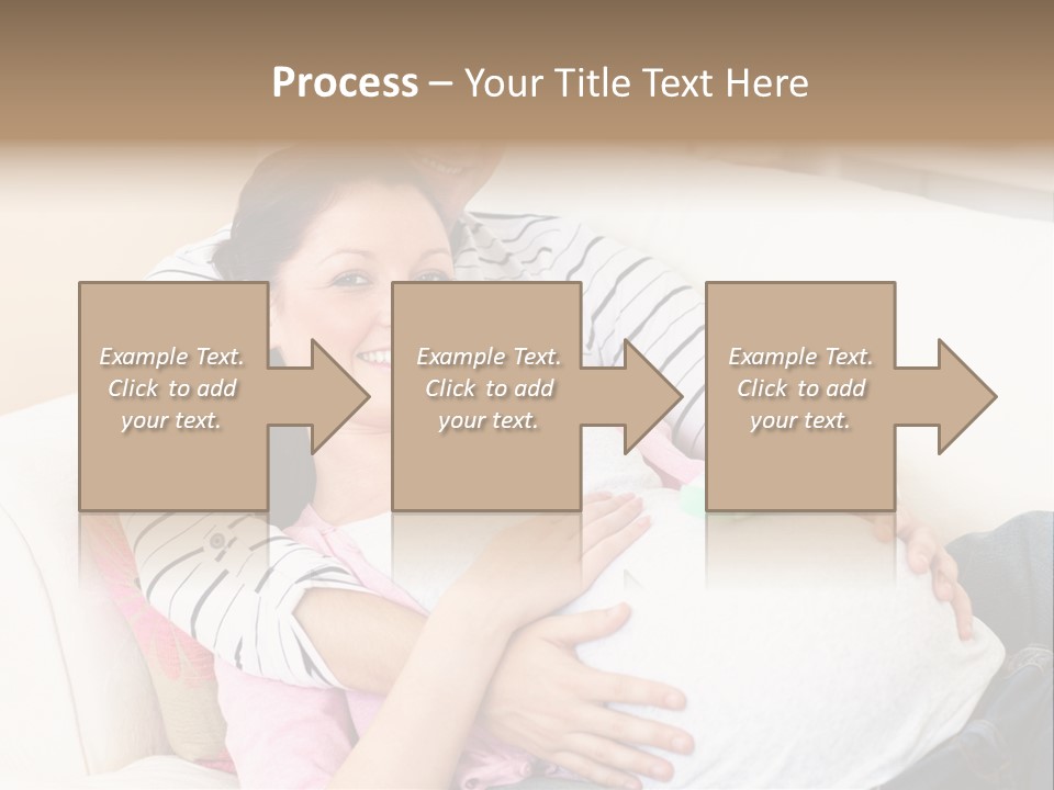 Sofa Pregnant Natural PowerPoint Template