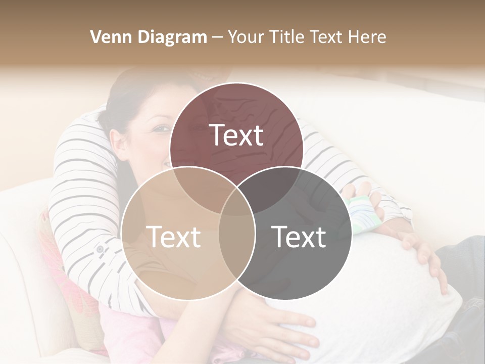 Sofa Pregnant Natural PowerPoint Template