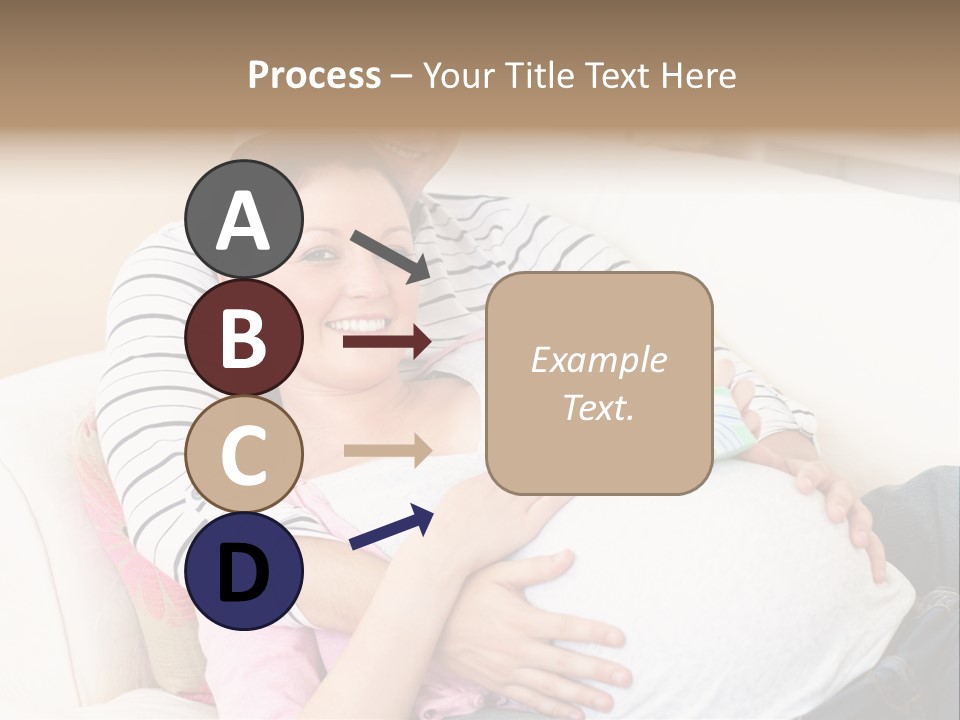 Sofa Pregnant Natural PowerPoint Template