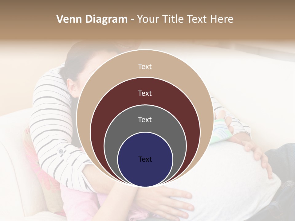 Sofa Pregnant Natural PowerPoint Template