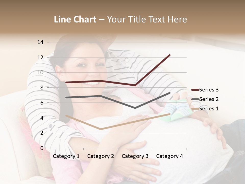 Sofa Pregnant Natural PowerPoint Template