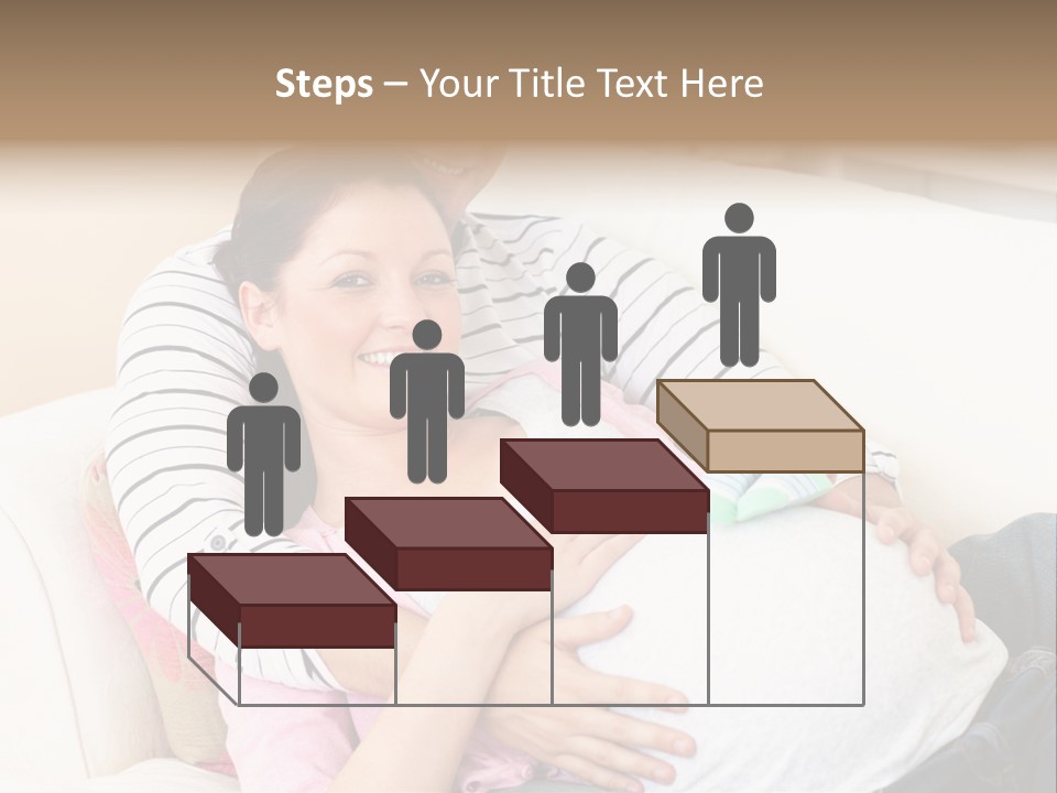 Sofa Pregnant Natural PowerPoint Template