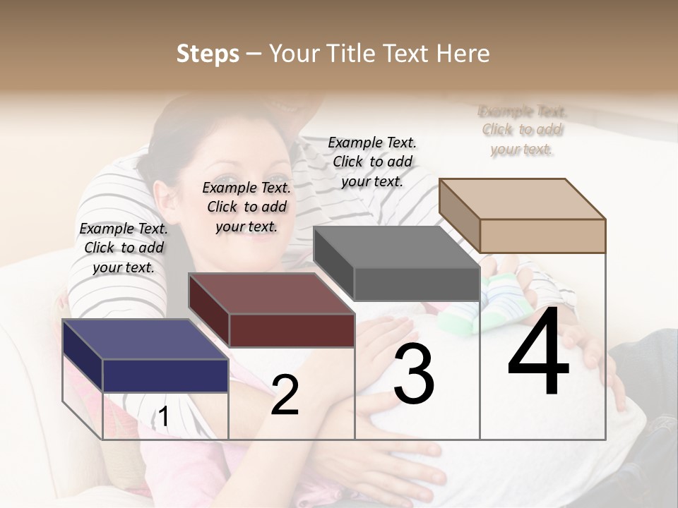 Sofa Pregnant Natural PowerPoint Template