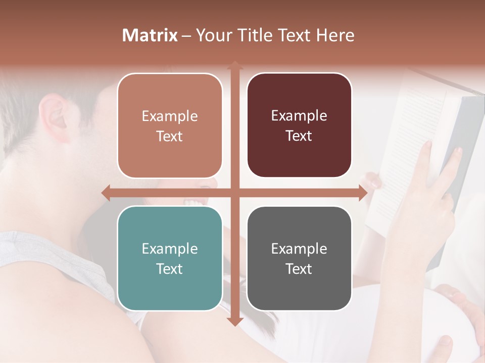 Family Emotion Sofa PowerPoint Template