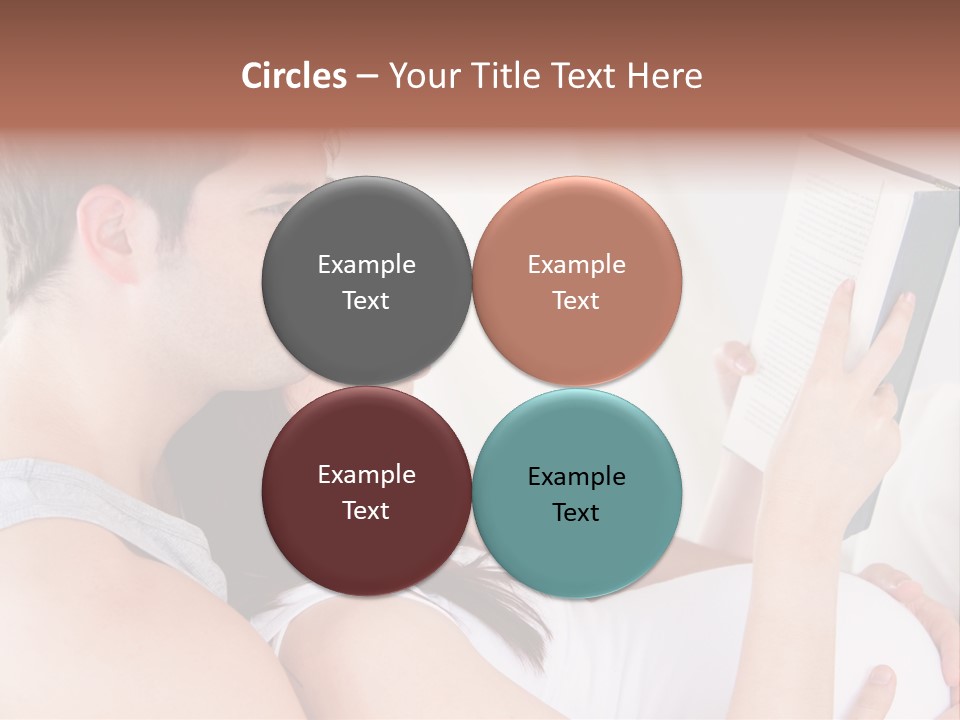 Family Emotion Sofa PowerPoint Template