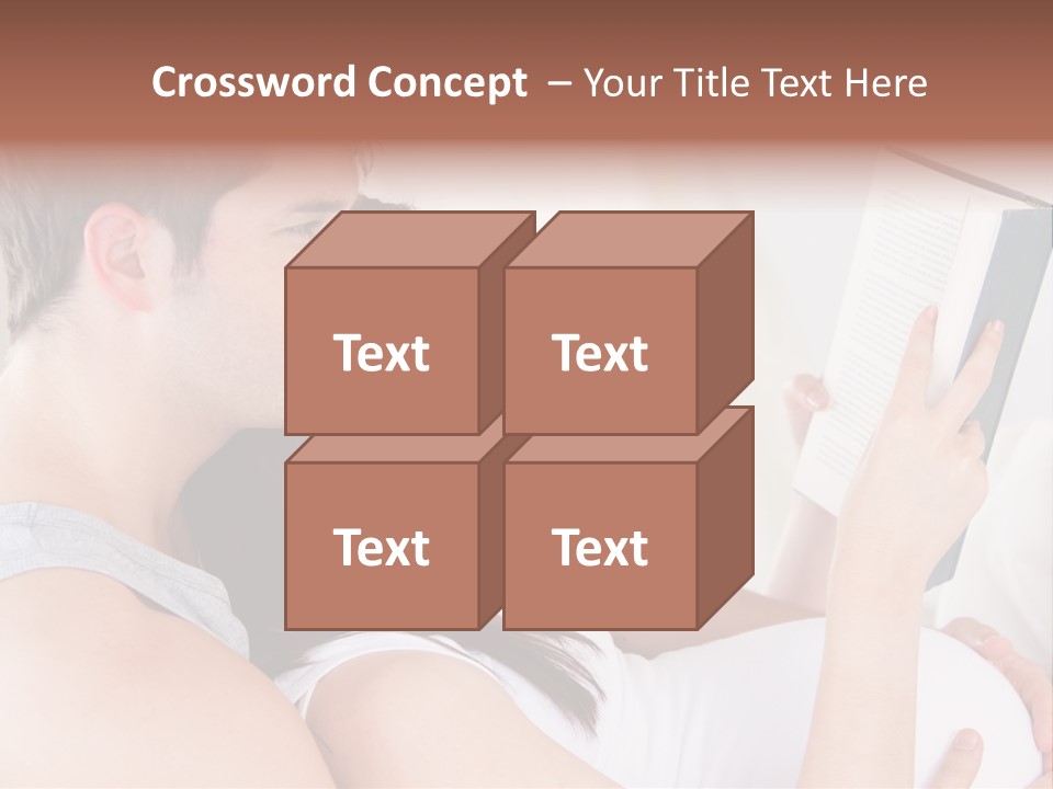 Family Emotion Sofa PowerPoint Template