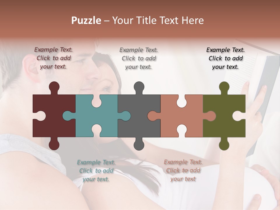 Family Emotion Sofa PowerPoint Template