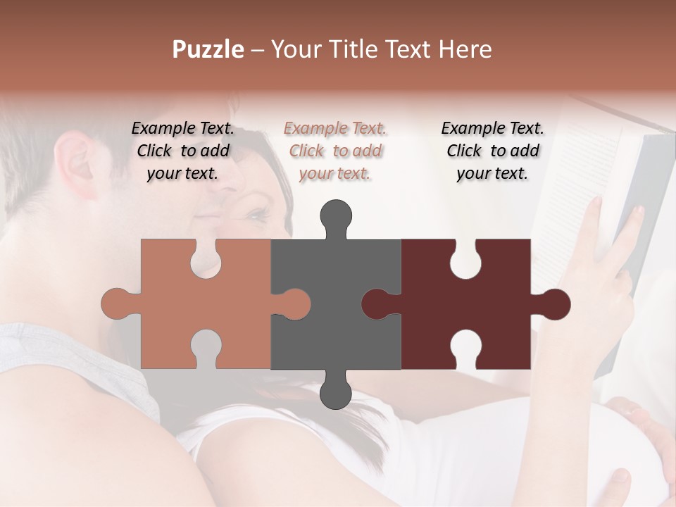 Family Emotion Sofa PowerPoint Template