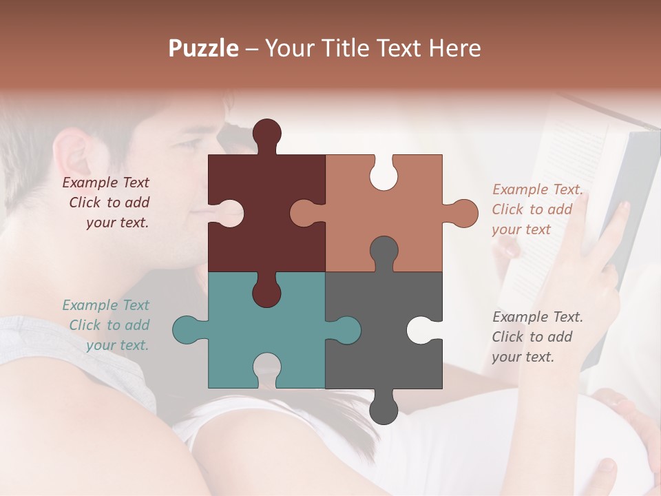 Family Emotion Sofa PowerPoint Template