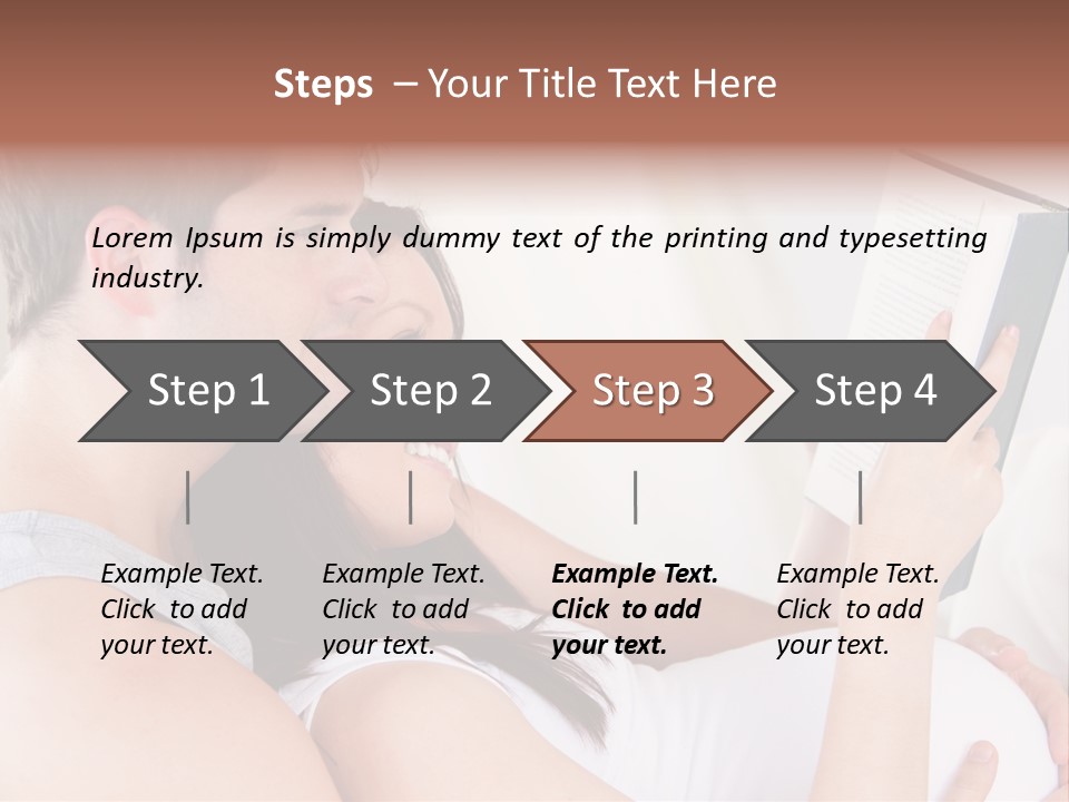 Family Emotion Sofa PowerPoint Template