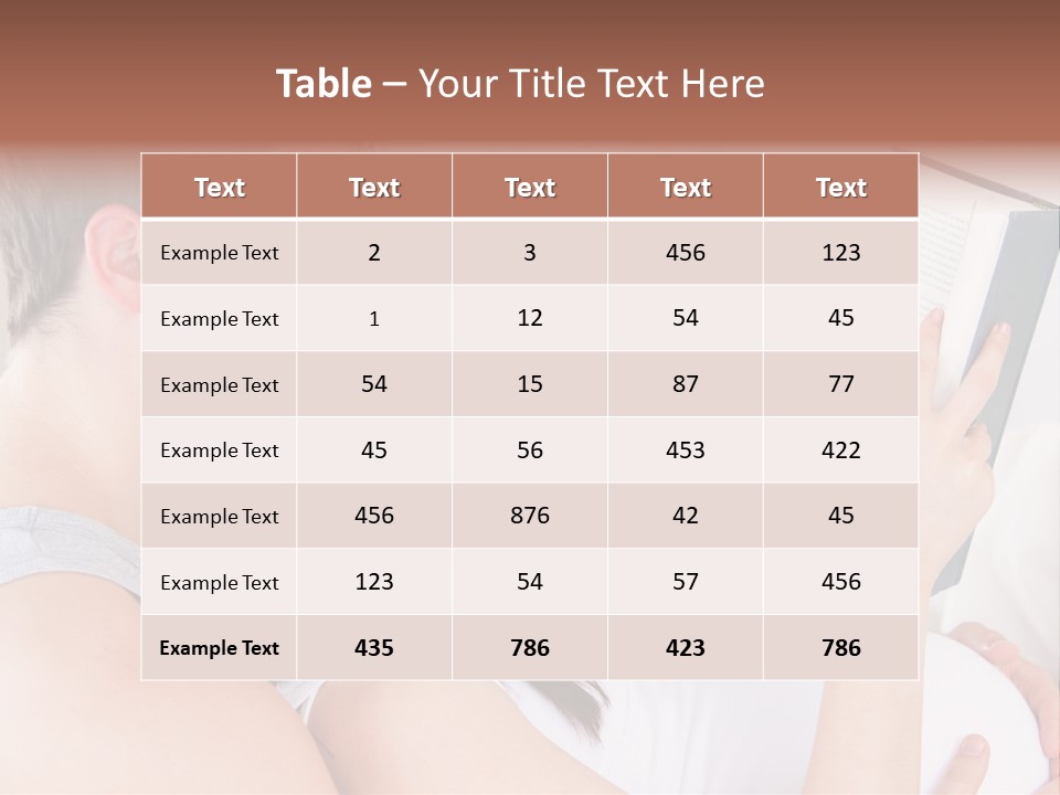 Family Emotion Sofa PowerPoint Template