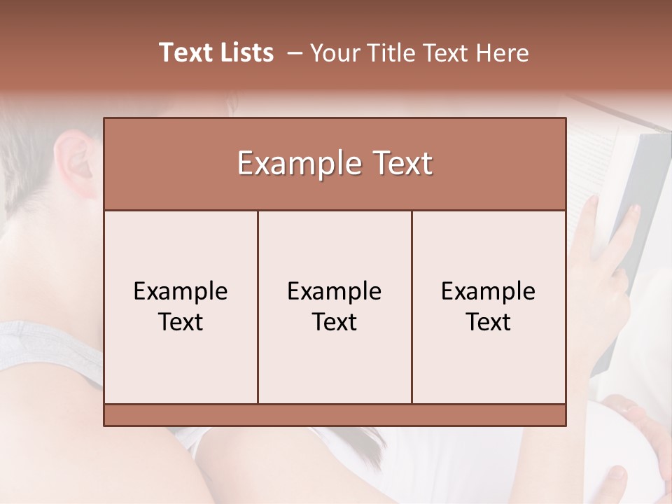Family Emotion Sofa PowerPoint Template
