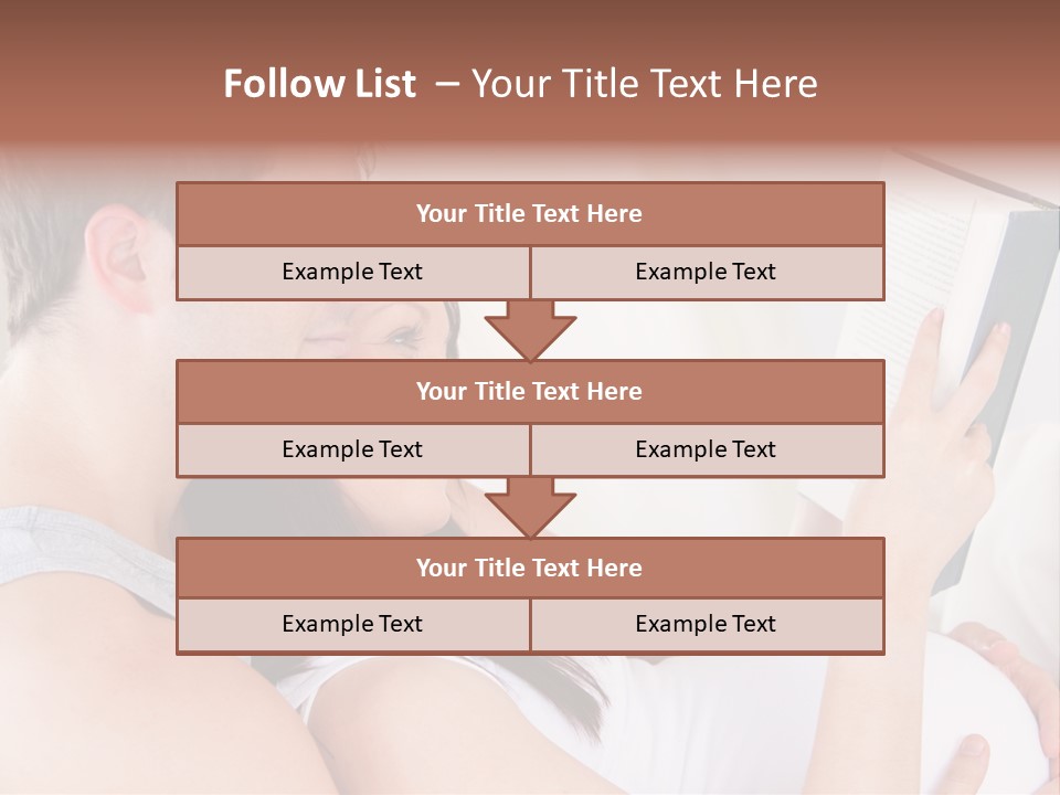 Family Emotion Sofa PowerPoint Template