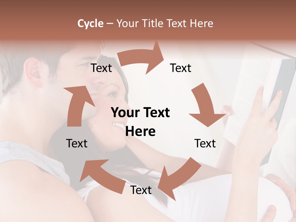 Family Emotion Sofa PowerPoint Template