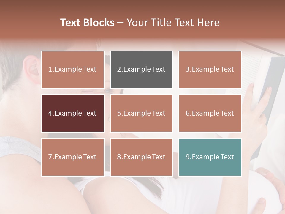 Family Emotion Sofa PowerPoint Template