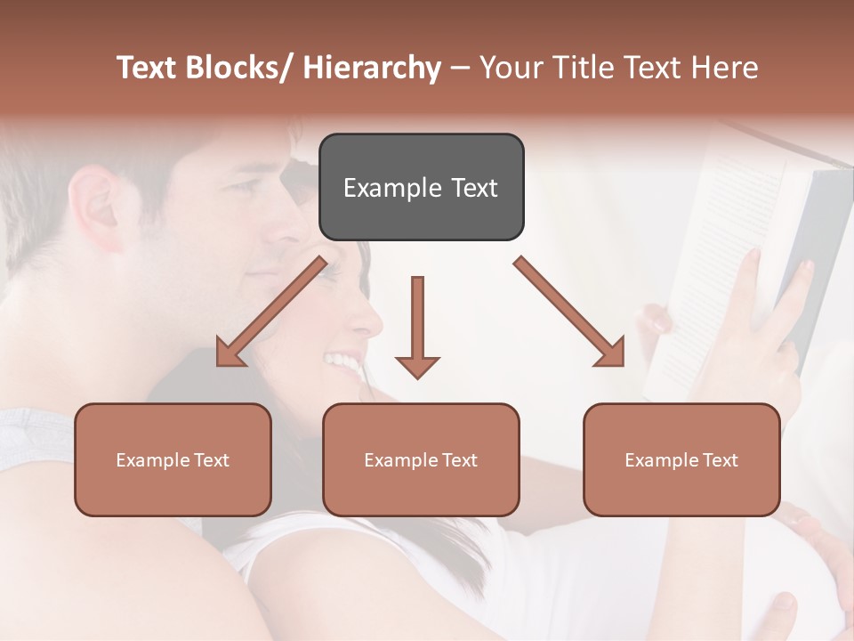 Family Emotion Sofa PowerPoint Template