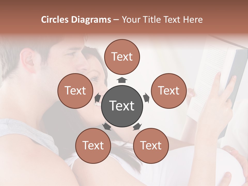 Family Emotion Sofa PowerPoint Template