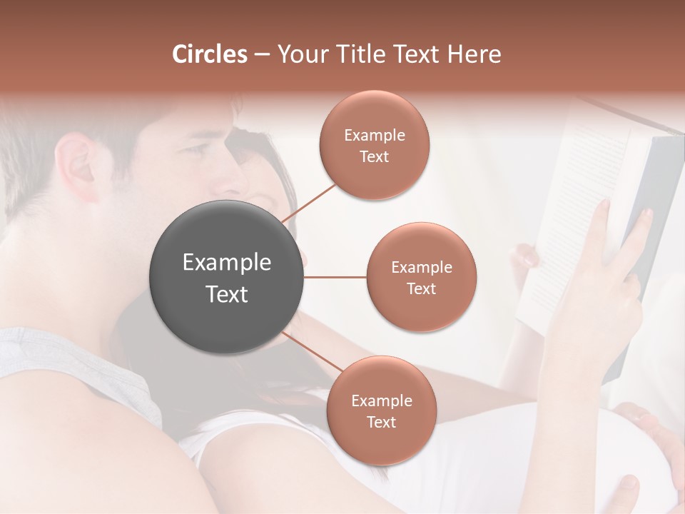 Family Emotion Sofa PowerPoint Template