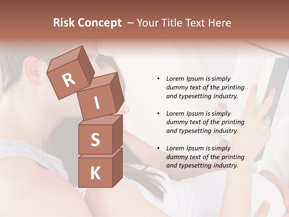 Family Emotion Sofa PowerPoint Template