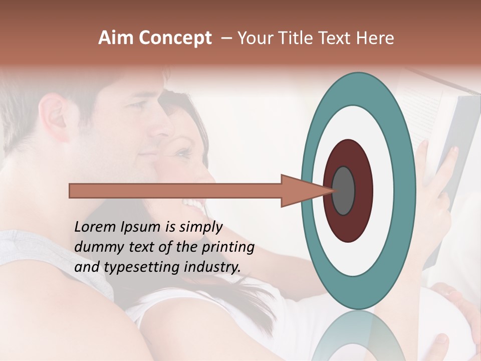 Family Emotion Sofa PowerPoint Template