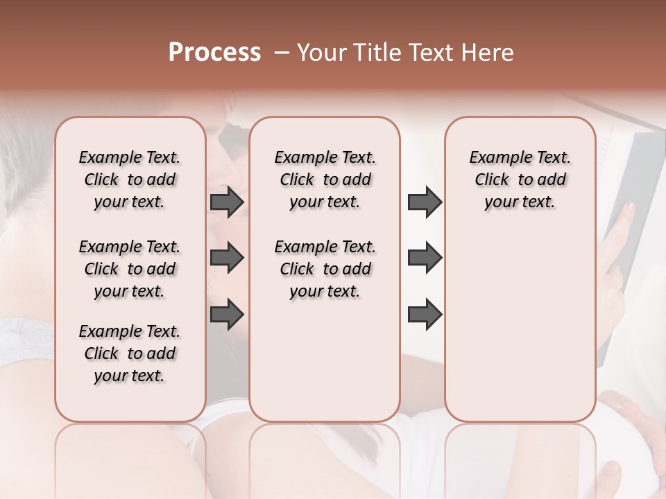 Family Emotion Sofa PowerPoint Template