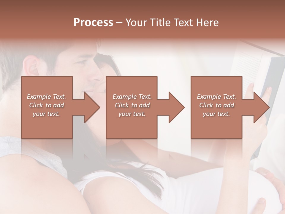 Family Emotion Sofa PowerPoint Template