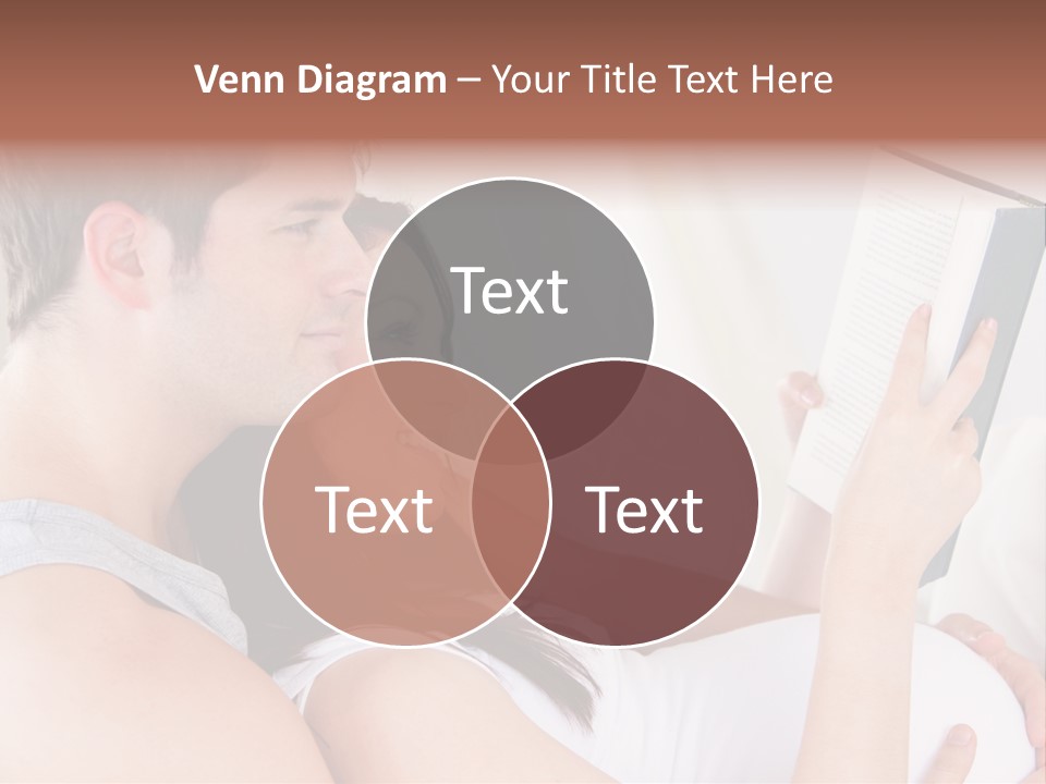 Family Emotion Sofa PowerPoint Template